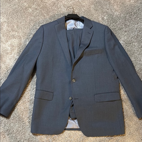 Full Grey Pin Stripe Indochino Suit